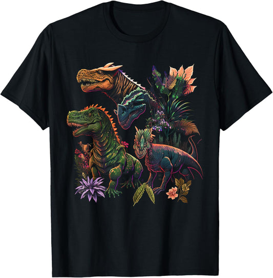 Types Of Dinosaurs Graphics Dino Identification T-Shirt
