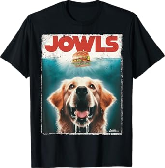 Light Golden Retriever Jowls Top, Paws Cream Lab Dog Mom Dad T-Shirt