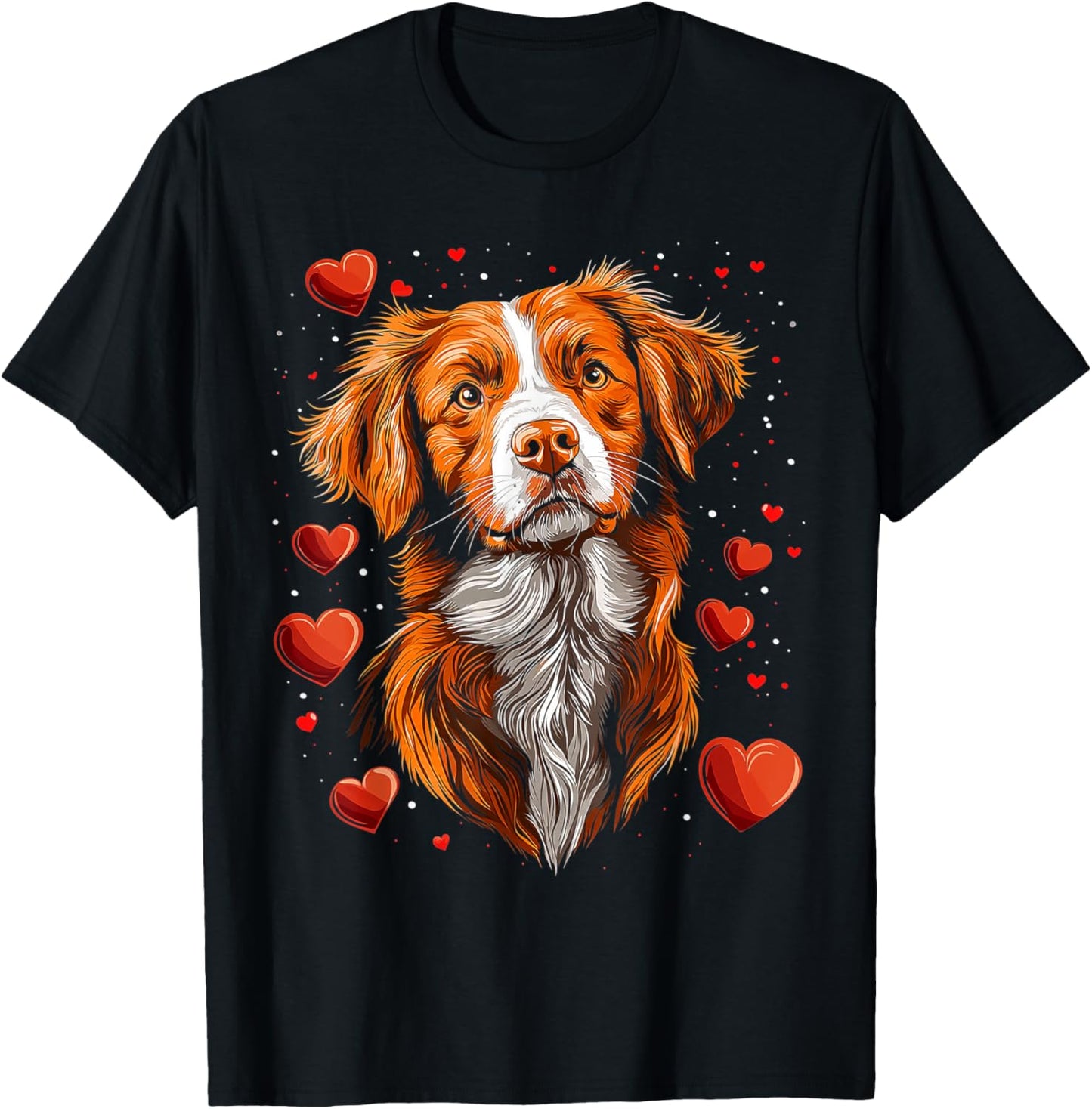 Valentine's Day Nova Scotia Duck Tolling Retriever T-Shirt