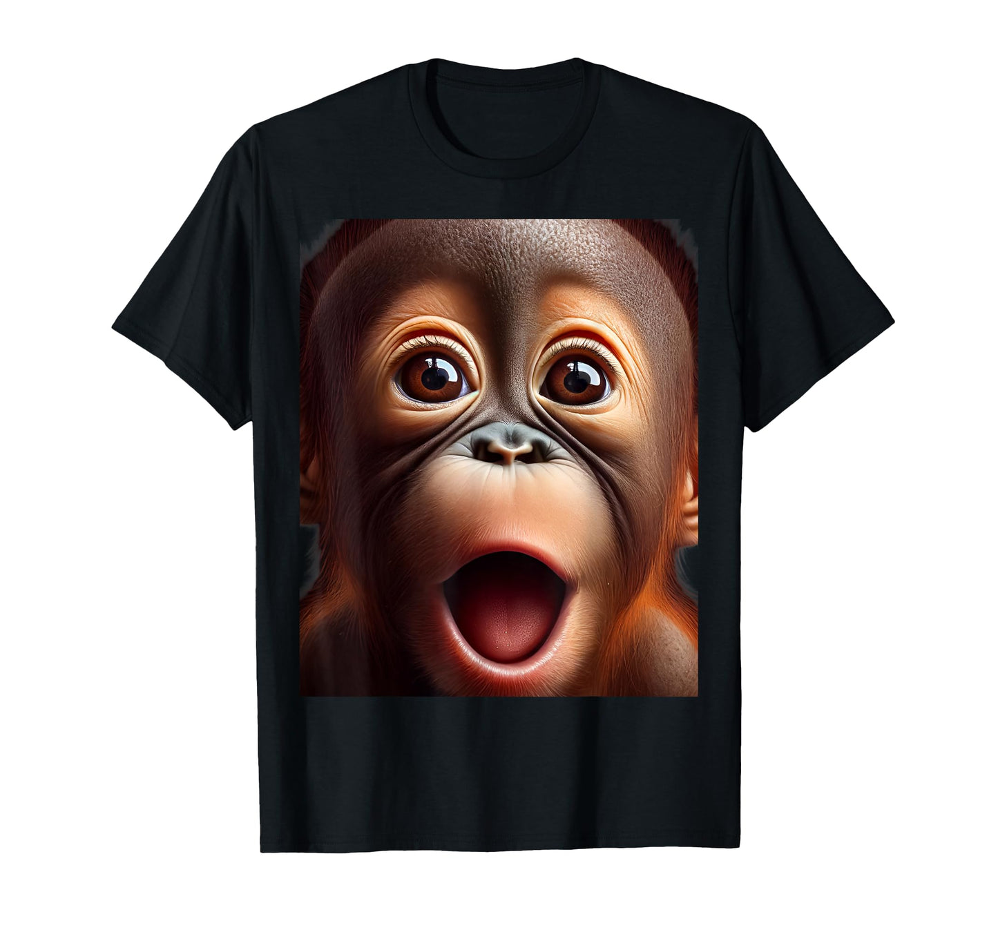 Funny Monkey Face baby orangutan T-Shirt