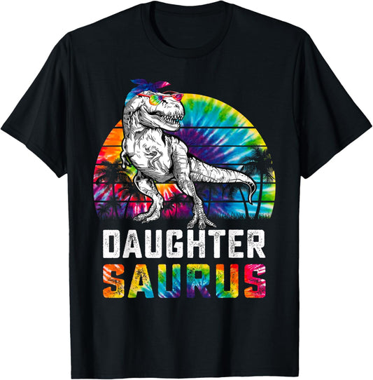 Daughtersaurus T Rex Dinosaur Daughter Saurus Family T-Shirt