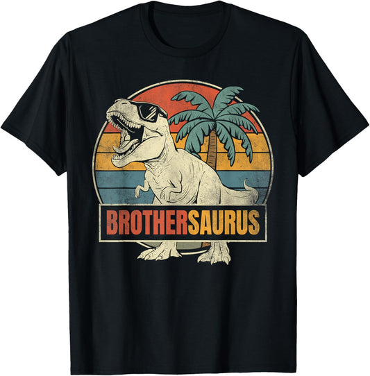 Brother Saurus Dinosaur Funny Father's Day Brothersaurus T-Shirt