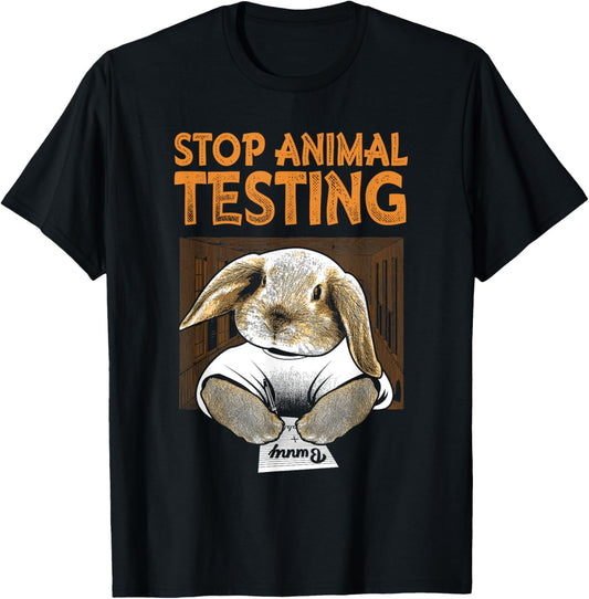 Bunny Shirt Stop Animal Testing Tee