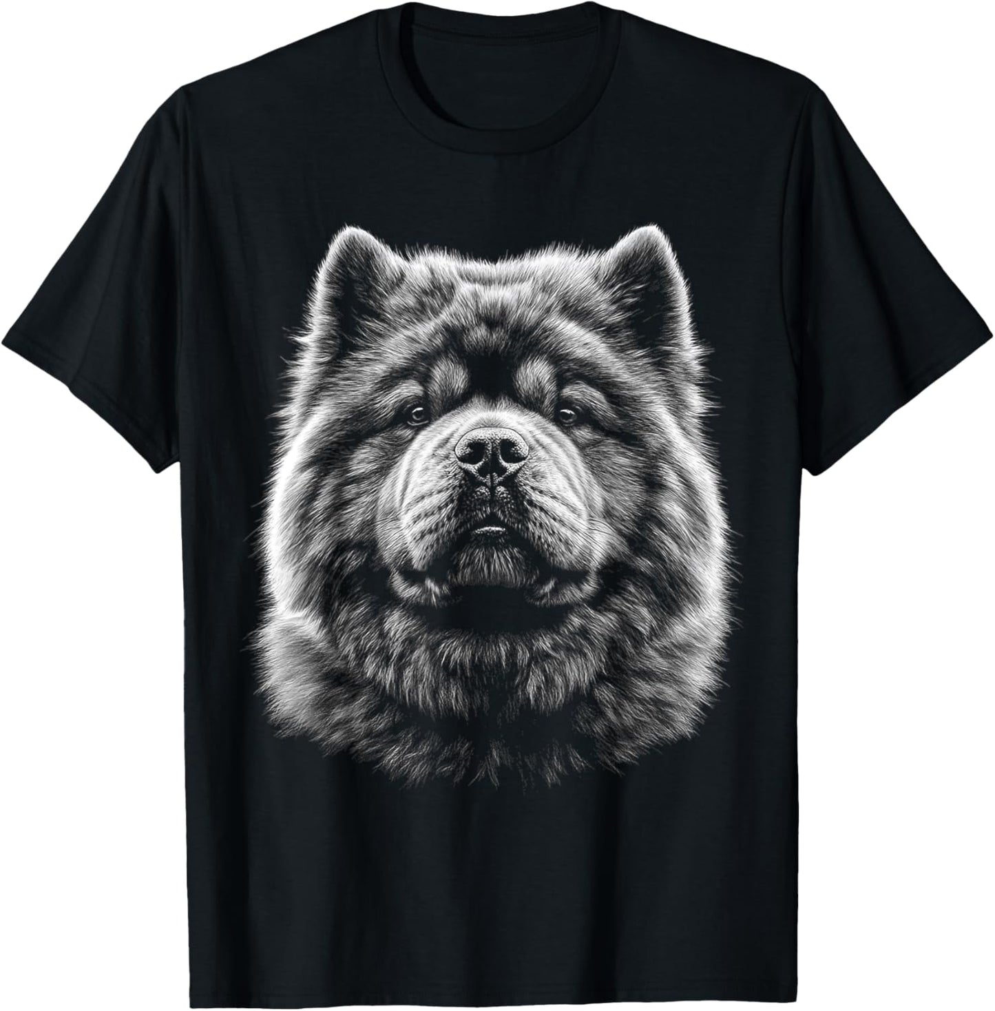 Chow Chow Dog Motif Pet Illustration Chow Chow T-Shirt