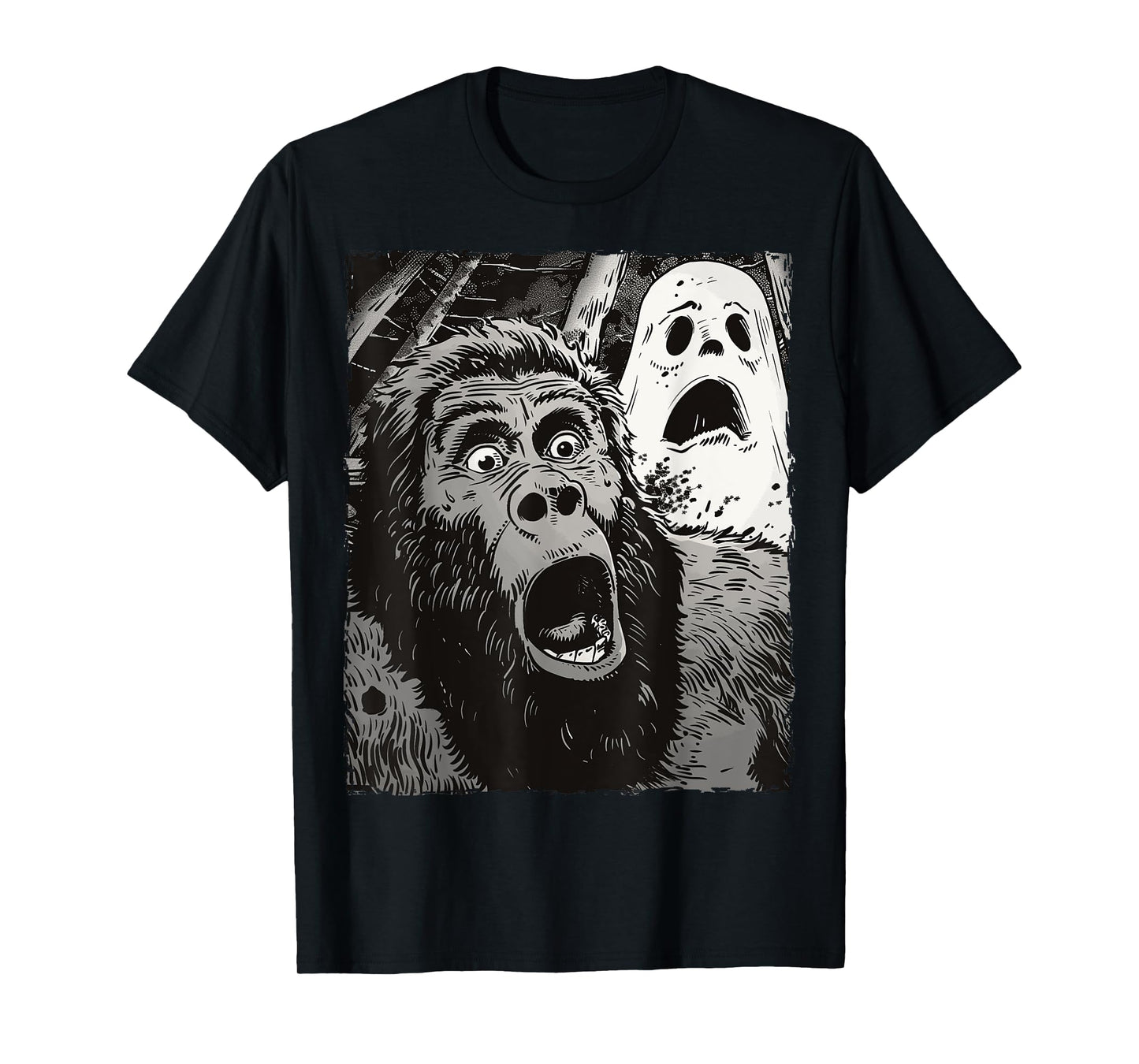 Funny Bigfoot Sasquatch Halloween T-Shirt