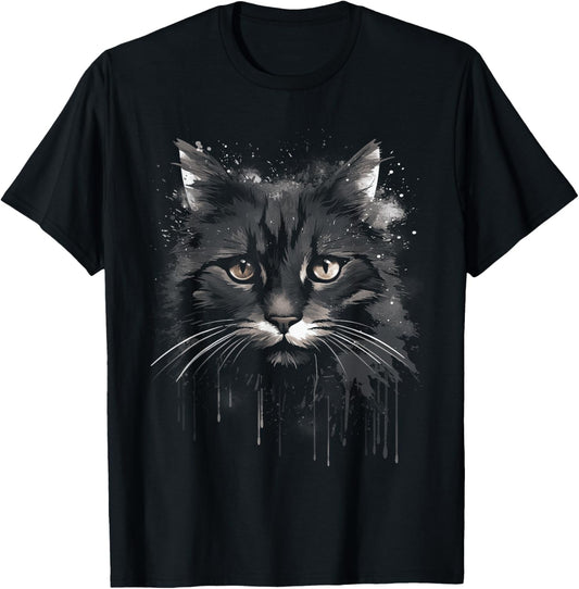 Cat Lover Kitten Illustration Pet T-Shirt