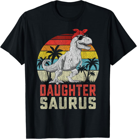 Daughtersaurus T rex Dinosaur Daughter Saurus Family T-Shirt