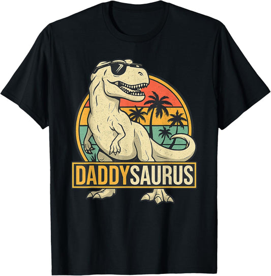 Daddysaurus T Rex Dinosaur Daddy Saurus Family Matching T-Shirt