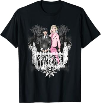 Wednesday Nevermore Academy Wednesday & Enid T-Shirt