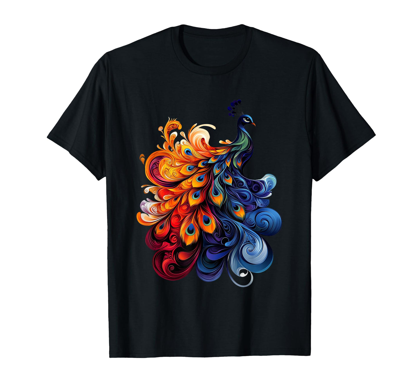 Peacock Wildlife Nature Colorful Peacock T-Shirt