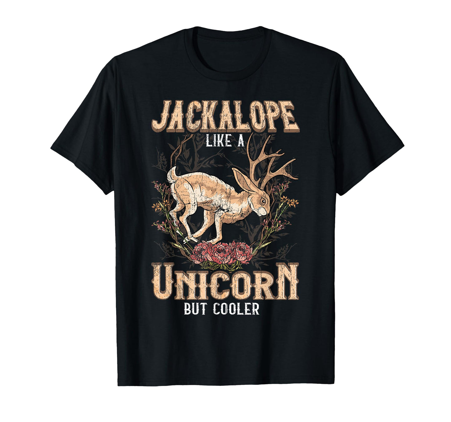 Cryptozoology Vintage Retro Spirit Jackalope Xmas Gift T-Shirt