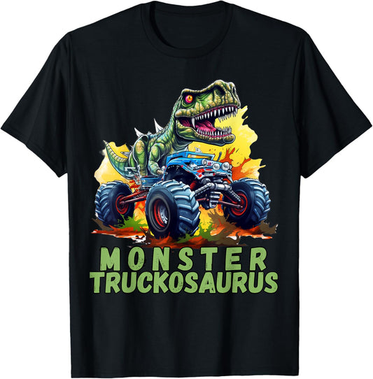 Monster Truckosaurus - Dinosaur T-Rex Monster Truck Funny T-Shirt