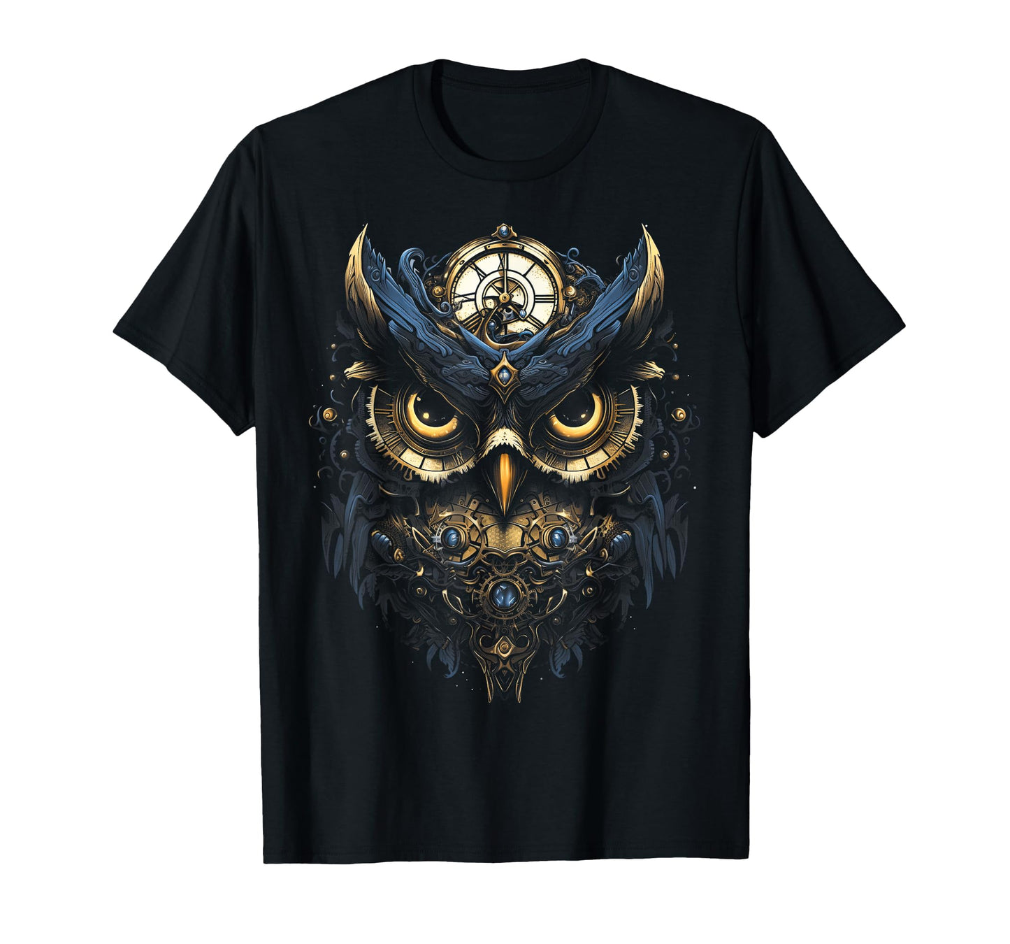 Steampunk Mechanical owl Victorian Bird T-Shirt