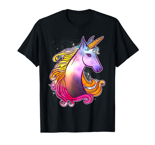 Awesome Violet Unicorn Colorful Magical Unicorn Gift T-Shirt