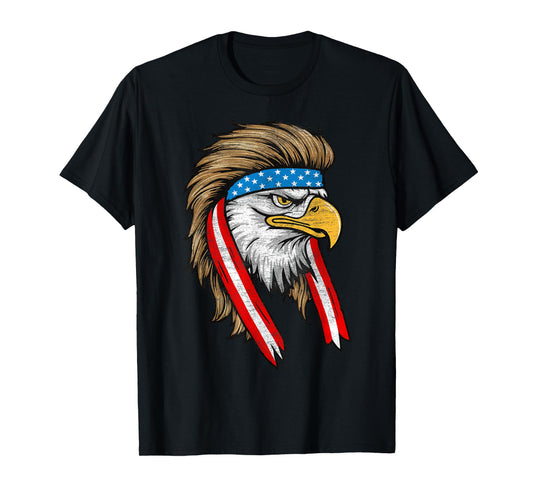 4th Of July America USA Flag Eagle Patriotic Men Women Kids T-Shirt