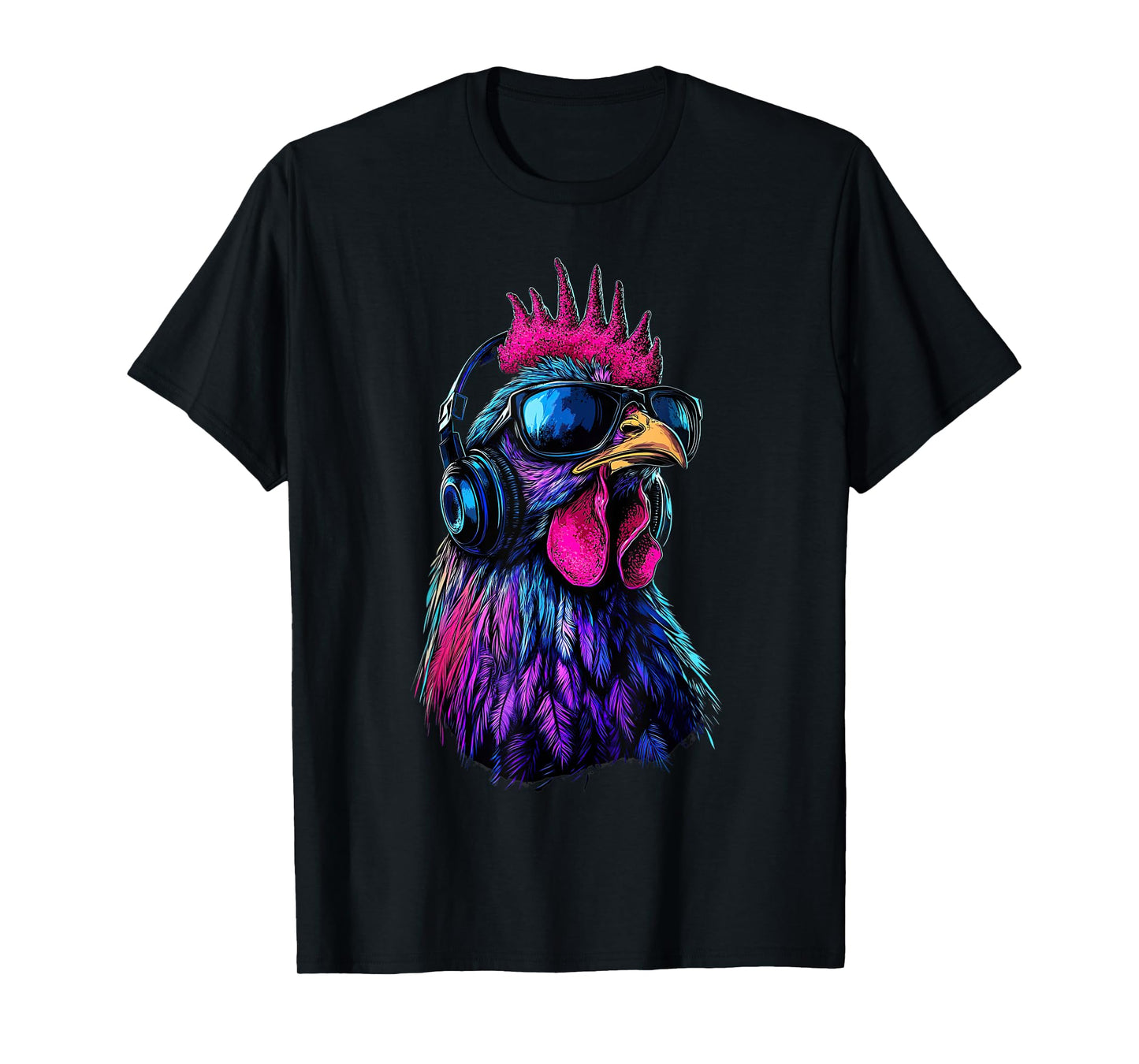Funny Chicken cool Graffiti Urban art street T-Shirt