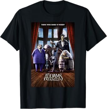Addams Family Group Shot Portrait Movie Poster T-Shirt