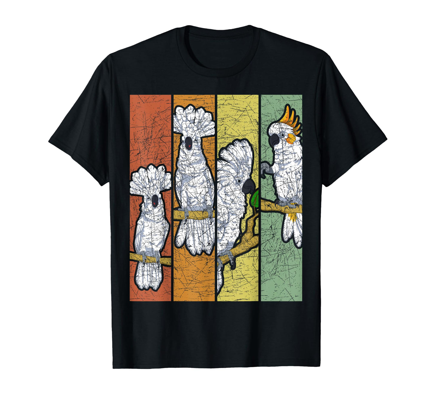 Retro Cockatoo T-Shirt Black