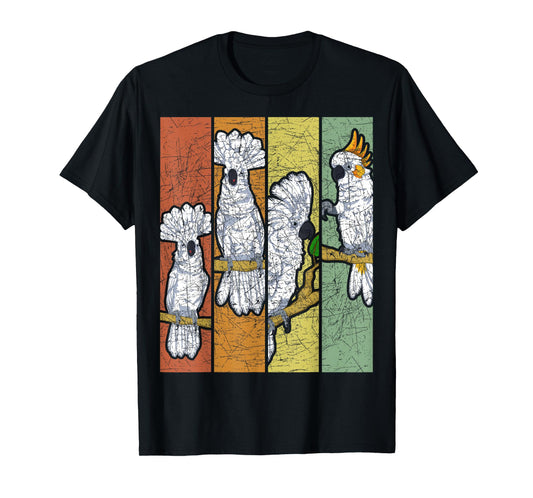 Retro Cockatoo T-Shirt Black
