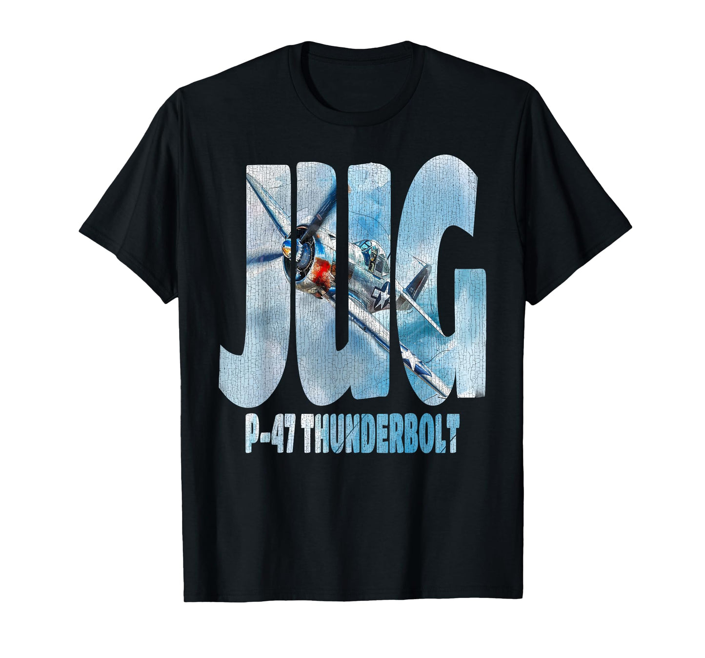 P:-47 Thunderbolt WW2 American Warbird Aviation Hobbyist T-Shirt