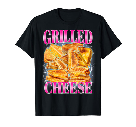 Funny Food Meme Grilled Cheese Sandwiches Food Lover T-Shirt