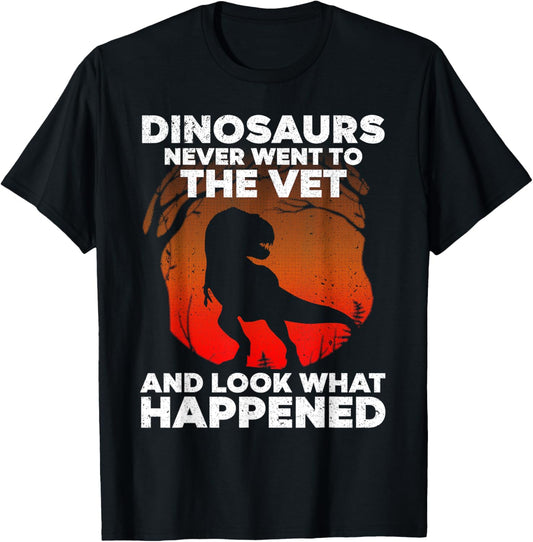 Funny Veterinary Art For Men Women Kids Veterinarian Lovers T-Shirt