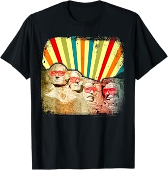 Retro Mount Rushmore Souvenir shirt vintage 80's t gift idea T-Shirt