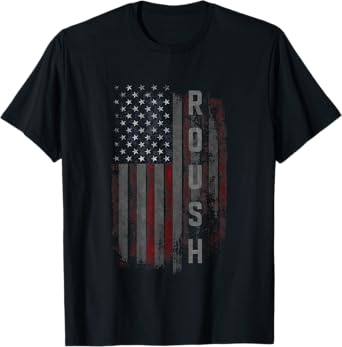 Roush Family American Flag T-Shirt