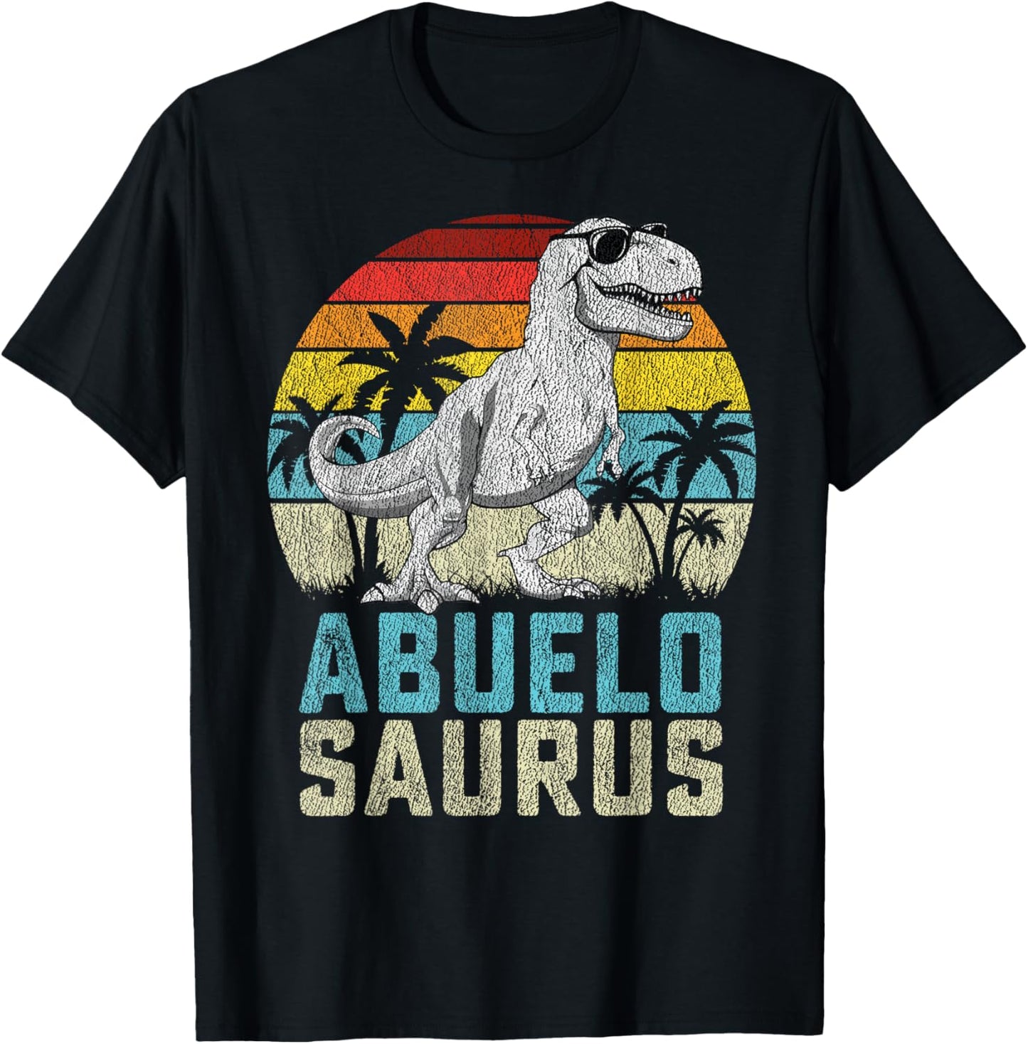 Abuelosaurus T rex Dinosaur Abuelo Saurus Father's Family T-Shirt