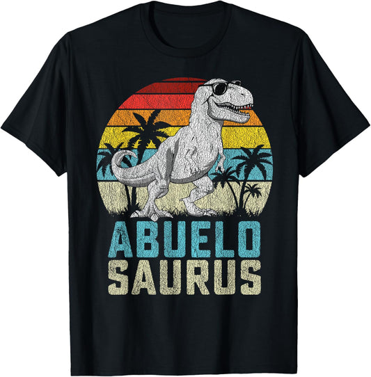 Abuelosaurus T rex Dinosaur Abuelo Saurus Father's Family T-Shirt