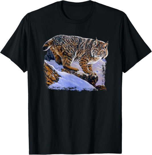 Wildlife Bobcat TShirt Orange Bobcat T-Shirt