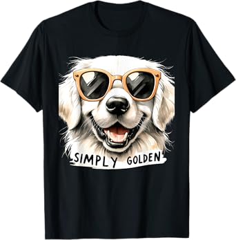 English Cream Golden Retriever Mom Gifts Puppy Simply Golden T-Shirt