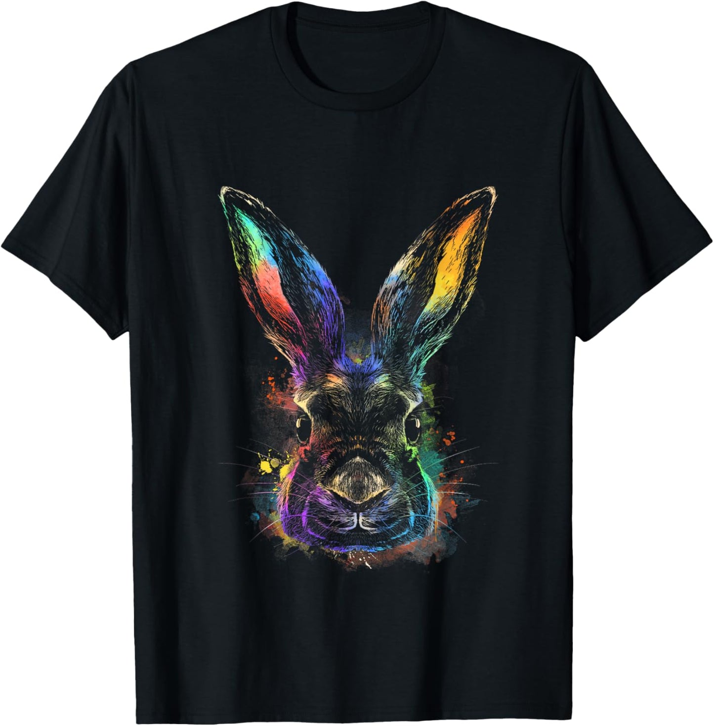 Rabbit Watercolor Bunny Hare Pet Easter T-Shirt