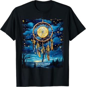 Native American Dreamcatcher Indian Design T-Shirt