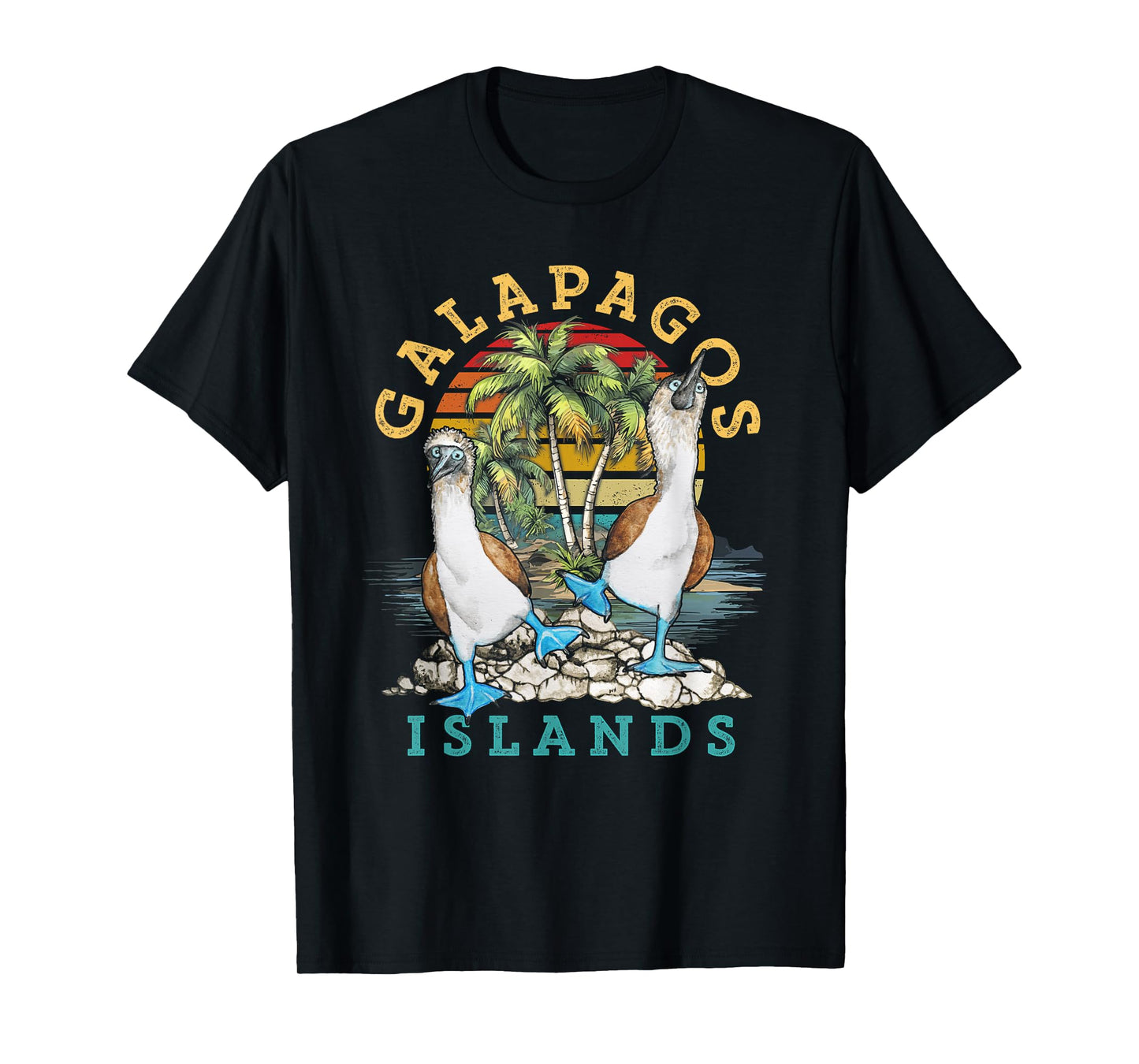 Seabirds Blue-footed Booby Bird Galapagos Island Alaska T-Shirt
