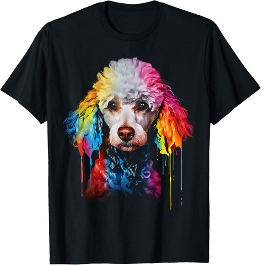 Poodle Graphic Pet Artwork Dog Poodle T-Shirt