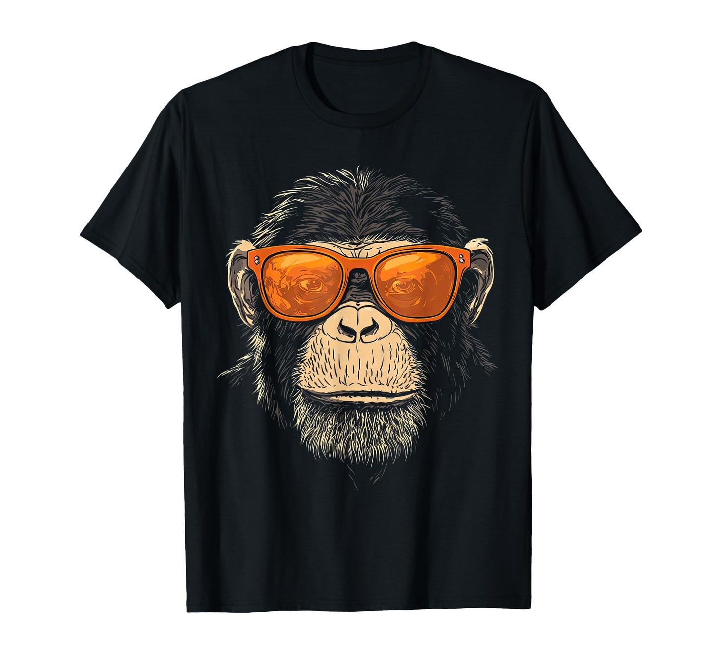 Funny Monkey with sunglasses cool Graffiti Urban art street T-Shirt