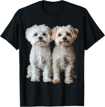Maltipoo Dog Motif Pet Artwork Maltipoo Men Women Kids T-Shirt
