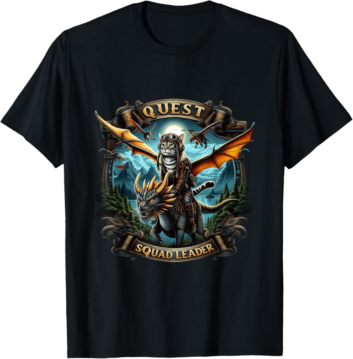 Cat Funny Epic Adventure Cat Lovers T-Shirt