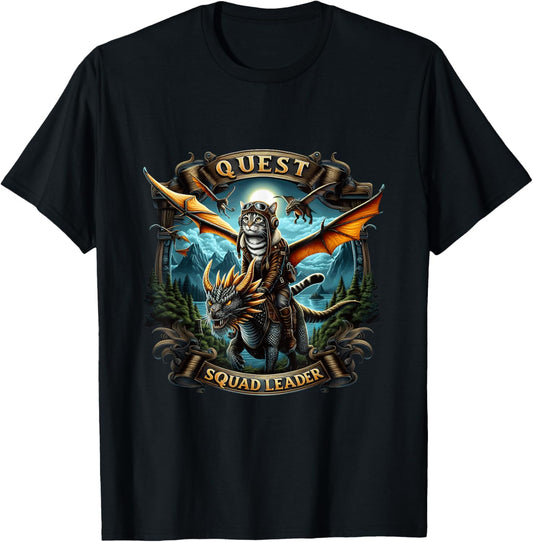 Cat Funny Epic Adventure Cat Lovers T-Shirt