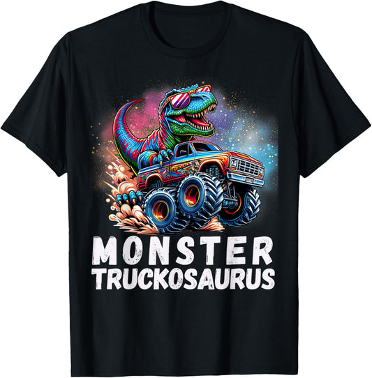 Monster Truckosaurus - Dino T-Rex Monster Truck Funny T-Shirt