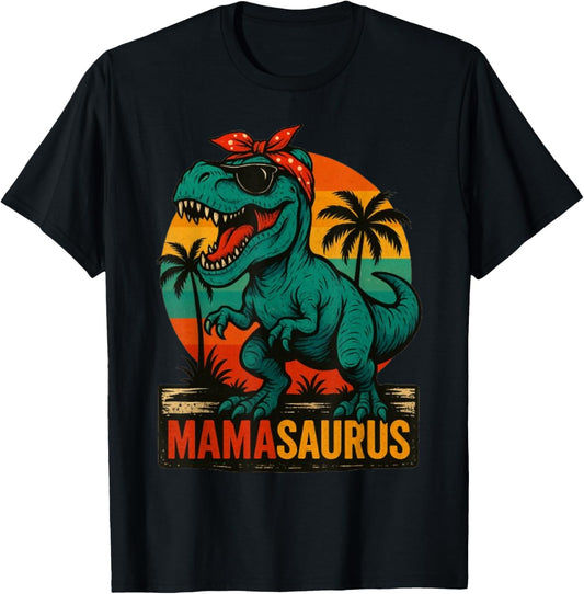 Mamasaurus T Rex Dinosaur Funny Mother's Day Funny Mom T-Shirt