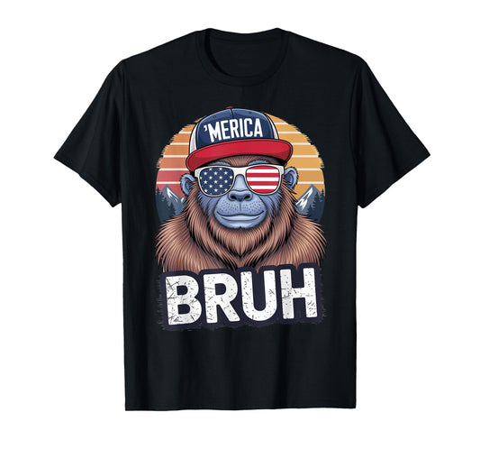 Cool Bruh Yeti Graphic for Men and Boys T-Shirt