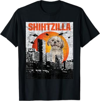 Shihtzilla - Shih Tzu Lover Animal Lover Dog Trainer Breeder T-Shirt