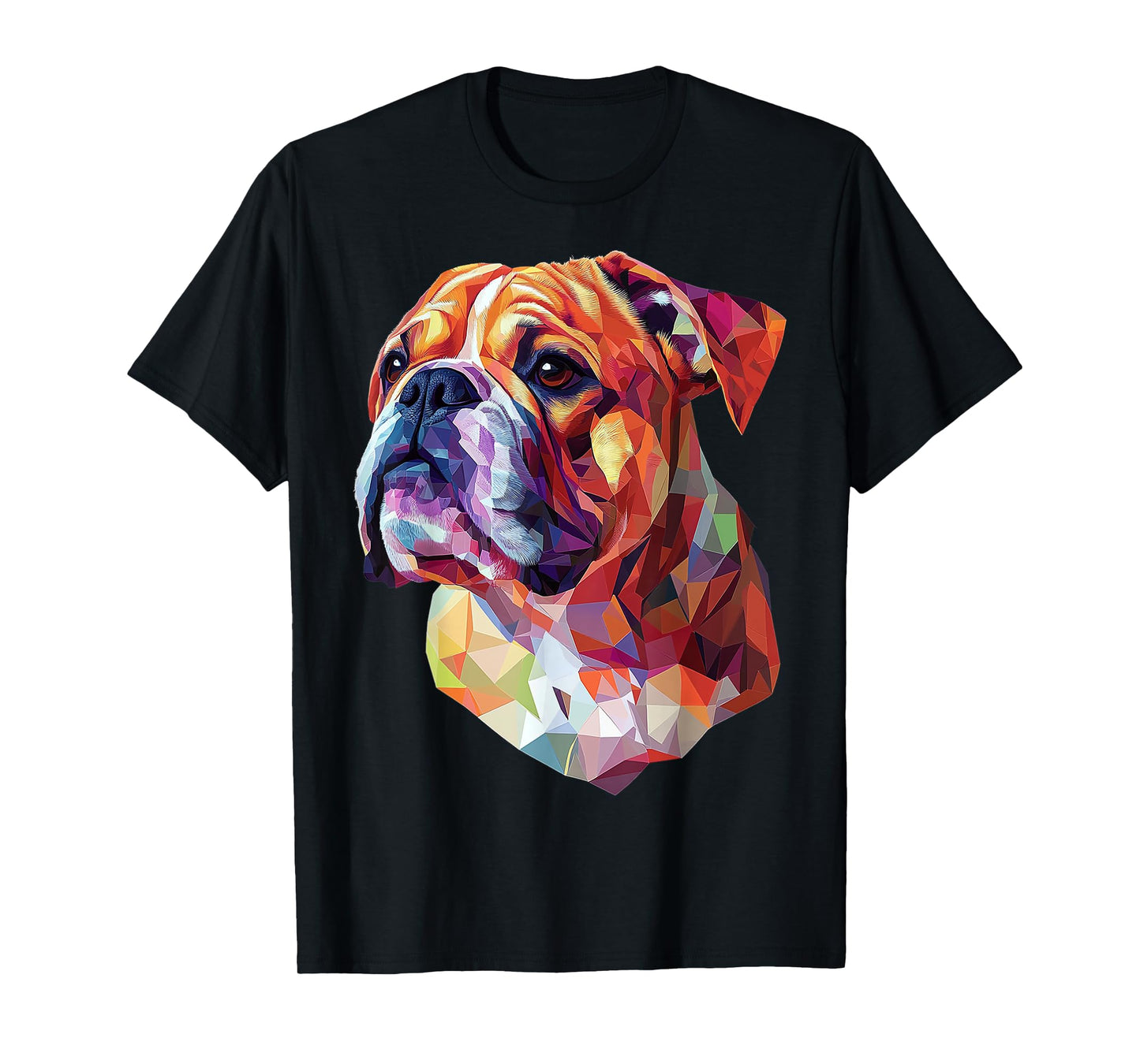 Bulldog Dog Graphic Pet Artwork Bulldog T-Shirt