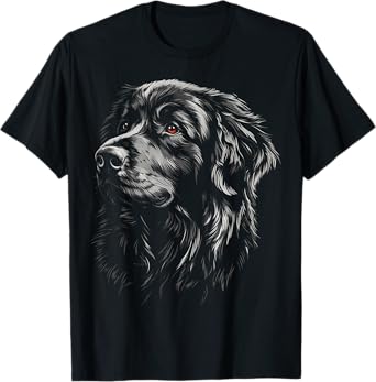 Newfoundland Dog Graphic Pet Art Newfoundland T-Shirt
