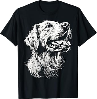 Golden Retriever Dog Graphic Pet Golden Retriever T-Shirt
