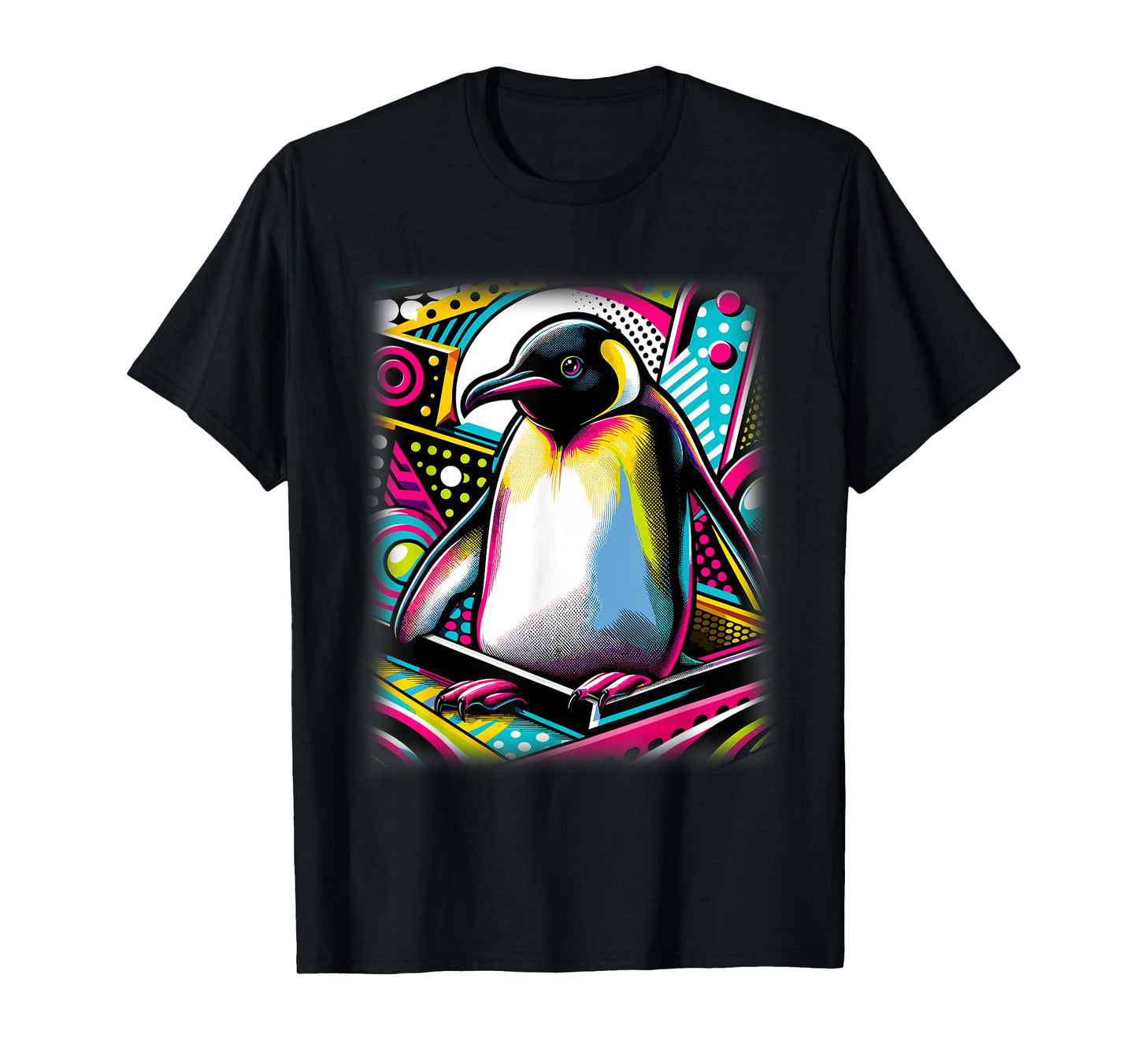 Cool Popart Penguin Lover Pop-Art Penguin T-Shirt
