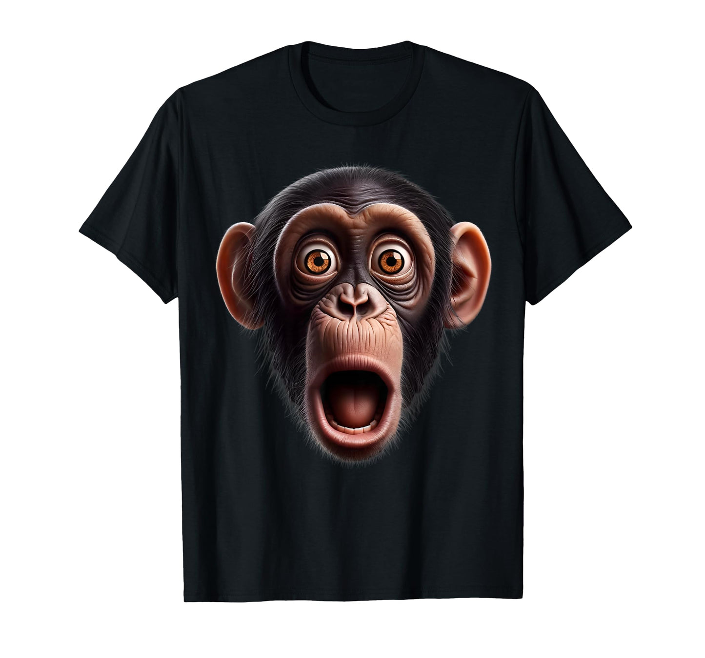 Funny Monkey Face chimpanzee T-Shirt
