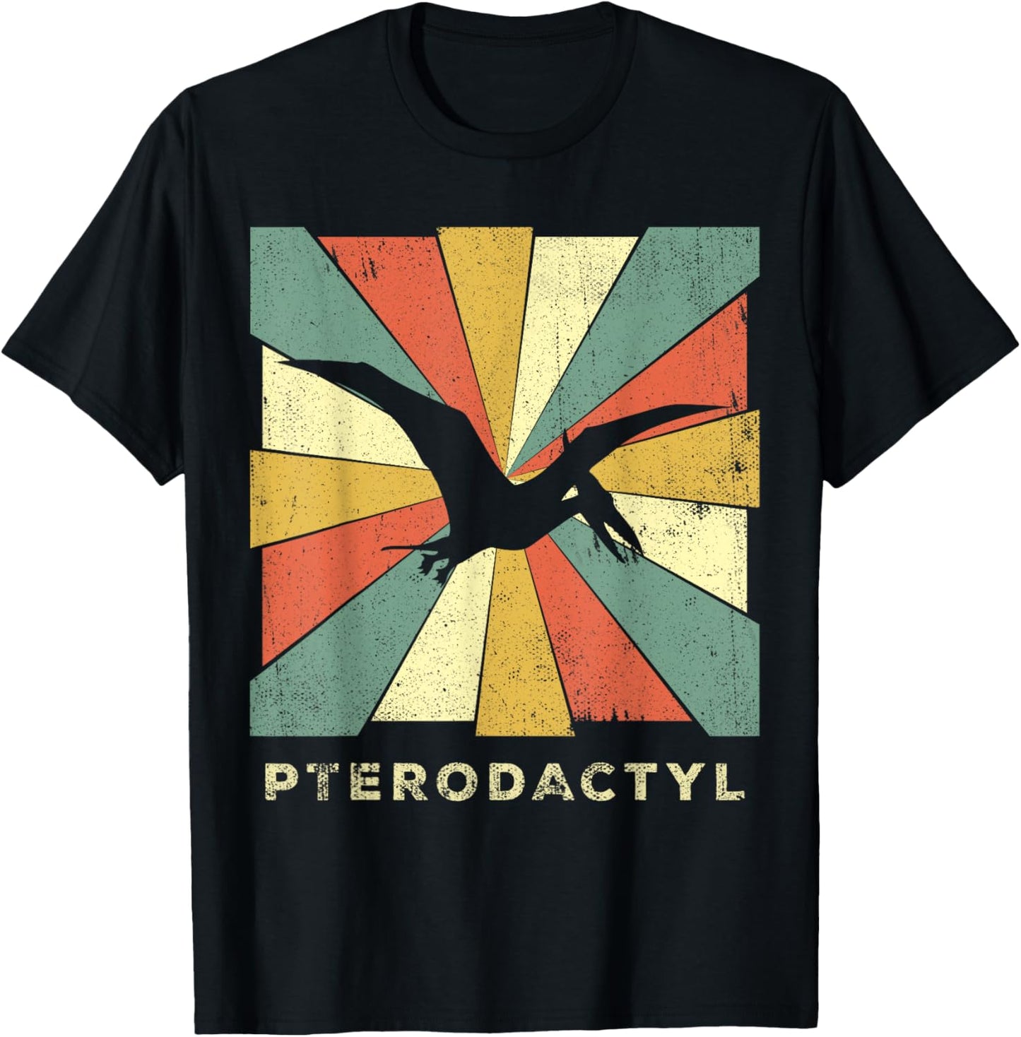 Vintage Pterodactyl Dinosaur Lover Retro Style Animal T-Shirt